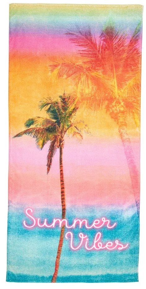 Bawełniany ręcznik plażowy frotte 76x160 cm Summer Vibes – Sassy B