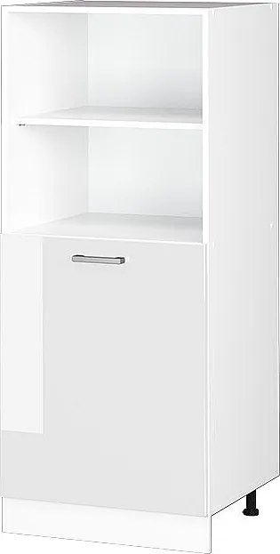Szafka kuchenna biały wysoki połysk 60x57x143 r-line