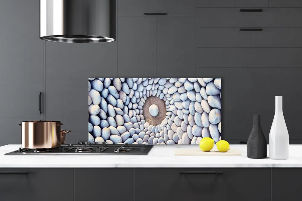 Panel Kuchenny Abstrakcyjny Układ Kamieni
