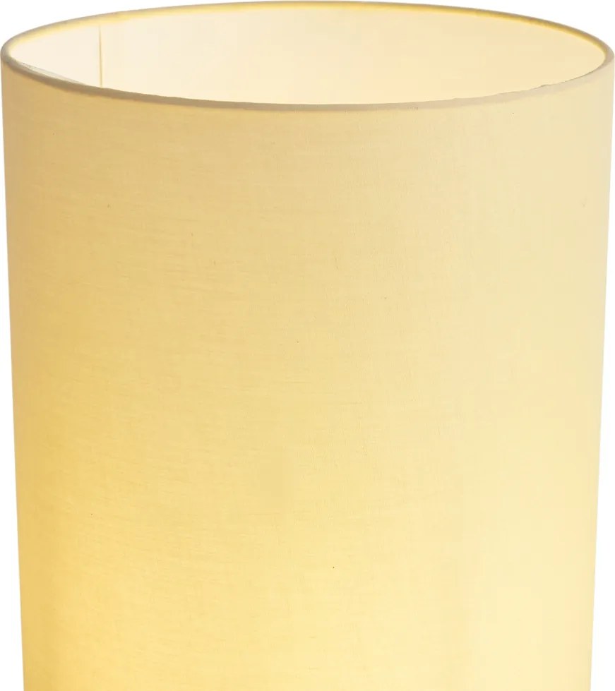 Inteligentna lampa podłogowa drewniana z beżowym abażurem z WiFi A60 - Stojon