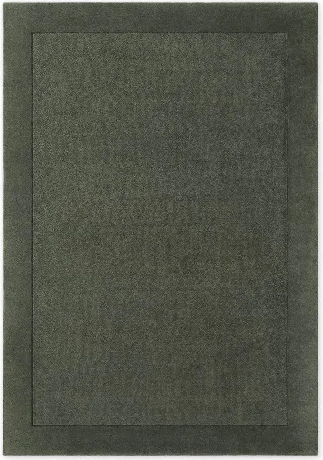 Ciemnozielony dywan z mieszanki wełny tkany ręcznie 80x150 cm Kari – Villeroy&Boch