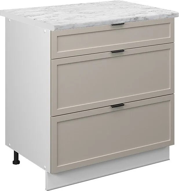 Szafka dolna do kuchni greybeige 80x60x82 fame-line
