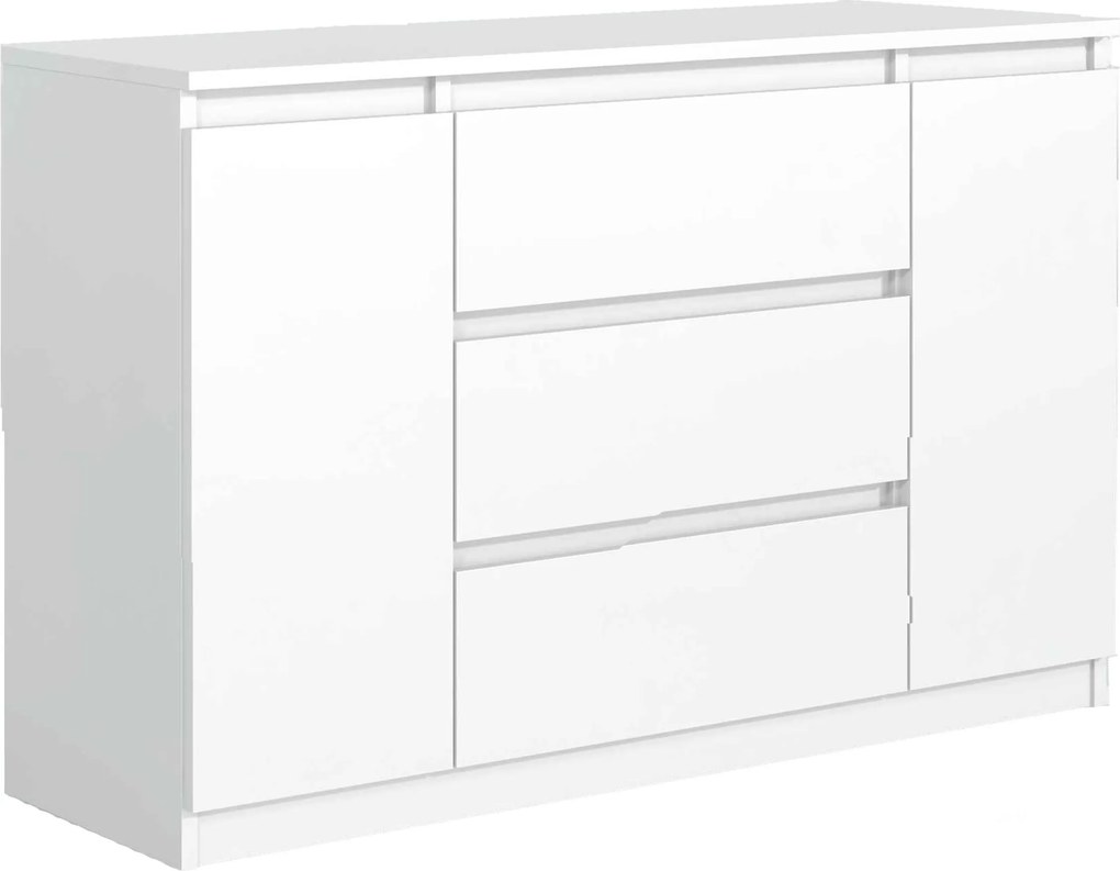 Komoda NUDO 138,5 cm do Salonu Sypialni Biały