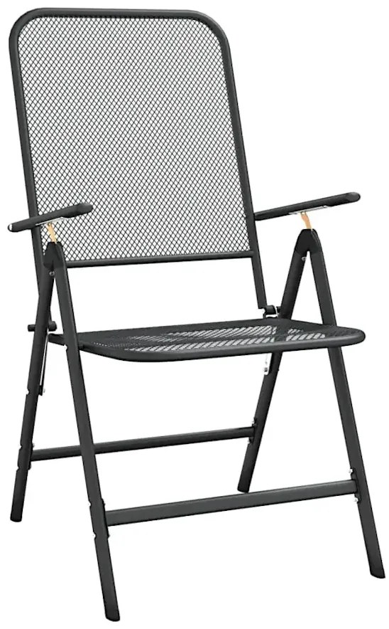 Antracytowy zestaw mebli ogrodowych W4-S48