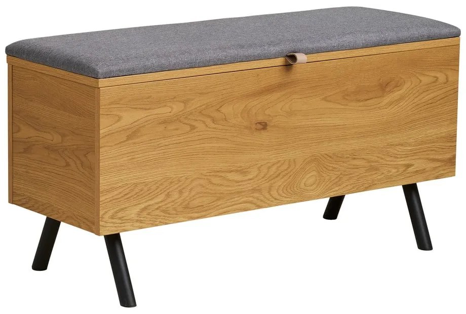 Skrzynia w dekorze dębu w naturalnym kolorze 92x48x33 cm Barco – House Nordic
