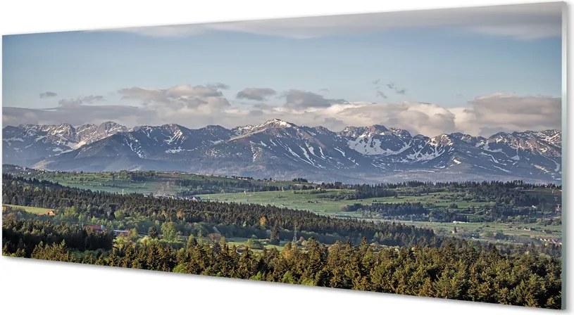 Panel szklany do Kuchni Potęga Wysokich Gór