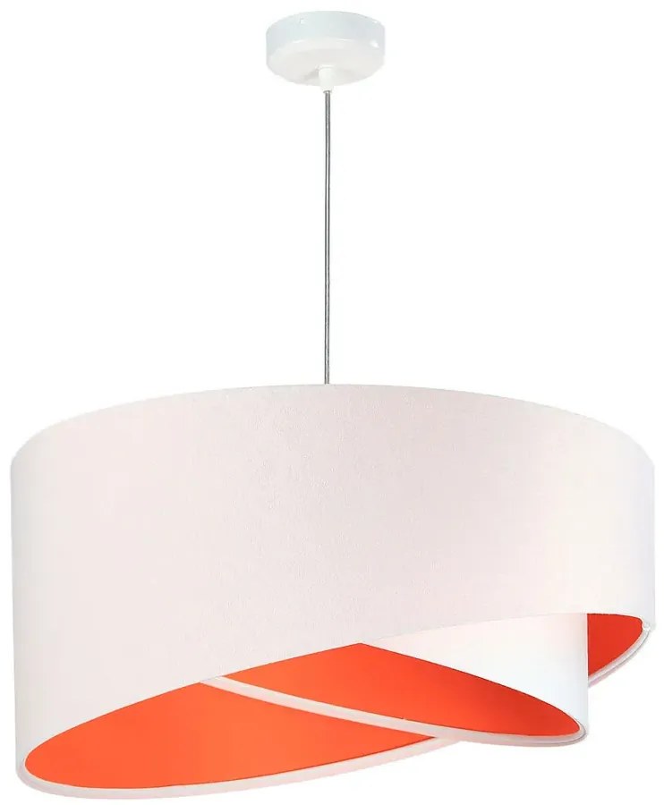Biało pomarańczowa skandynawska lampa wisząca 22X EX990 A6-R07