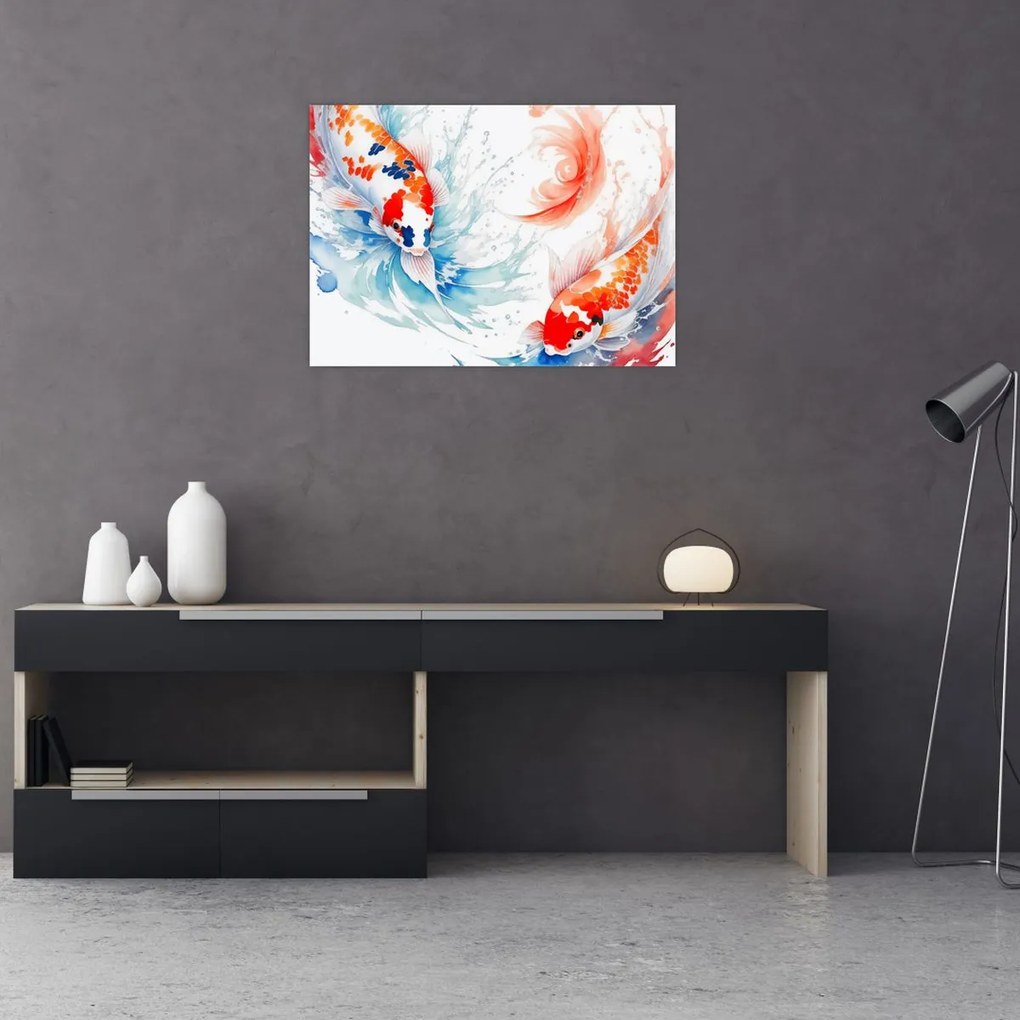 Obraz na szkle - Ryba (70x50 cm)