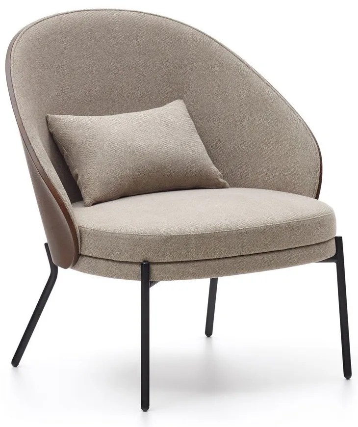 Jasnobrązowy fotel Eamy – Kave Home