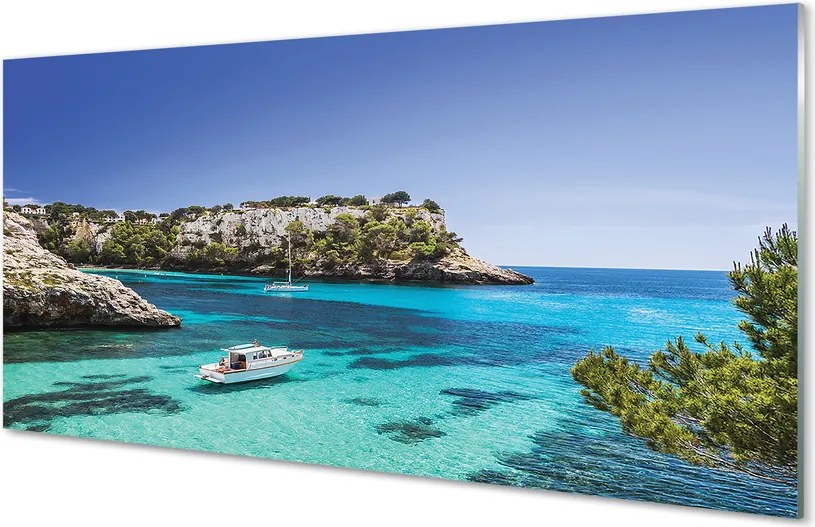 Panel szklany do Kuchni Majestatyczne Klify na Wybrzeżu