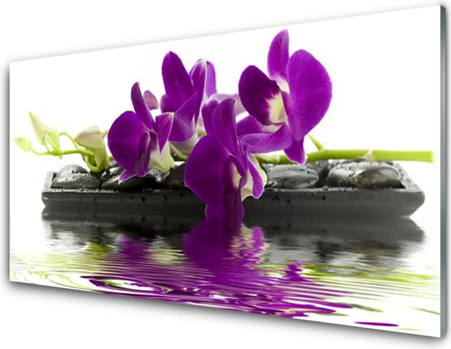 Panel Szklany Letni Ogród na Płótnie