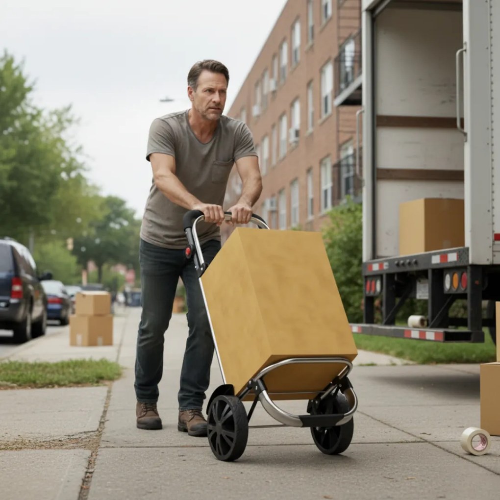 Jurhan Torba na zakupy na kółkach EASY, 50l, niebieska