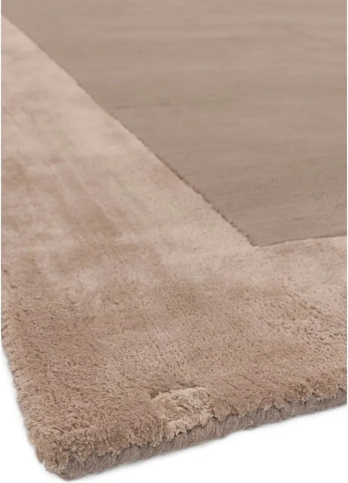 Jasnobrązowy dywan z mieszanki wełny tkany ręcznie 120x170 cm Ascot – Asiatic Carpets