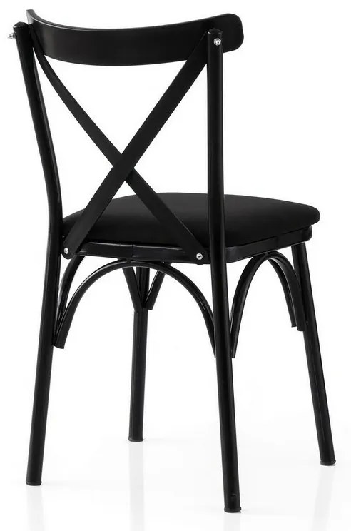Zestaw krzeseł do jadalni Ekol Black and Black, 2szt.