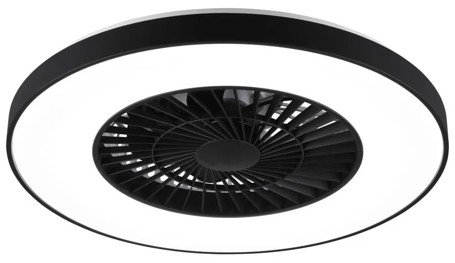 Lampa sufitowa LED w kolorze matowej czerni Halmstad – Reality