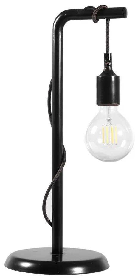 ONLI - Lampa stołowa WIRE 1xE27/15W/230V 50 cm czarny