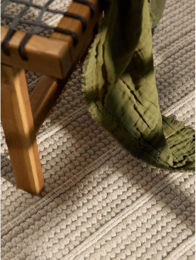 Beżowy wełniany dywan tkany ręcznie 120x170 cm Camden Parker – Ted Baker