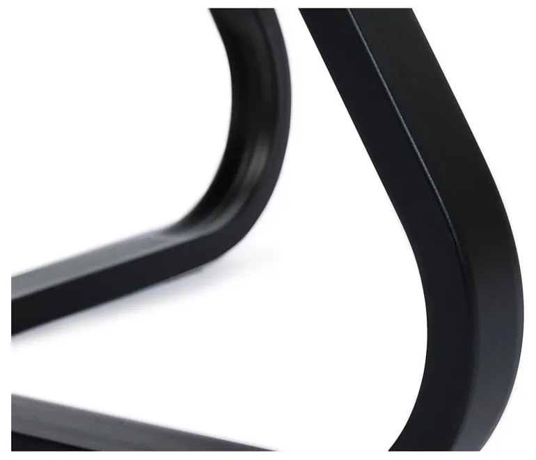 Okrągły stolik z blatem w dekorze dębu ø 80 cm Cesura – Unique Furniture