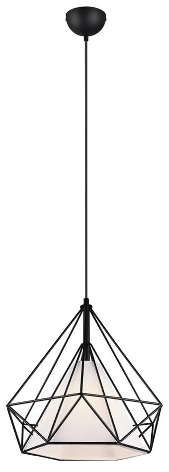 Czarna lampa wisząca ø 38 cm Babette – Trio