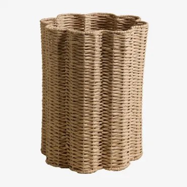 Kosz Z Plecionej Liny I Metalu Tadinov ↑42 Cm - Sklum