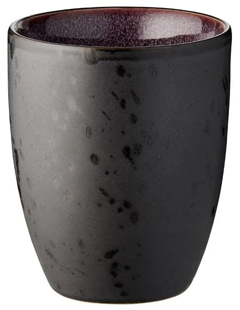 Czarne kubki zestaw 4 szt. do latte ceramiczne 270 ml Gastro Black/Mix – Bitz