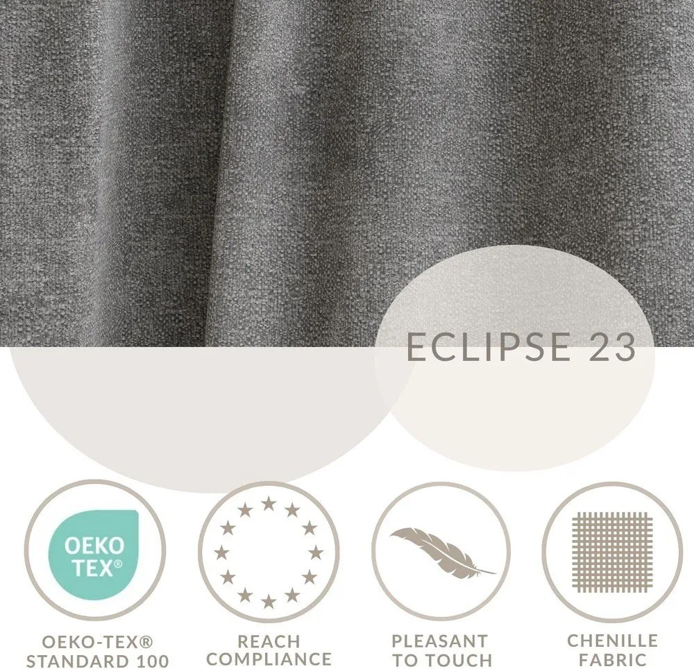 Szare łóżko kontynentalne ze schowkiem 180x200 cm Fresco – Maison de Rêve