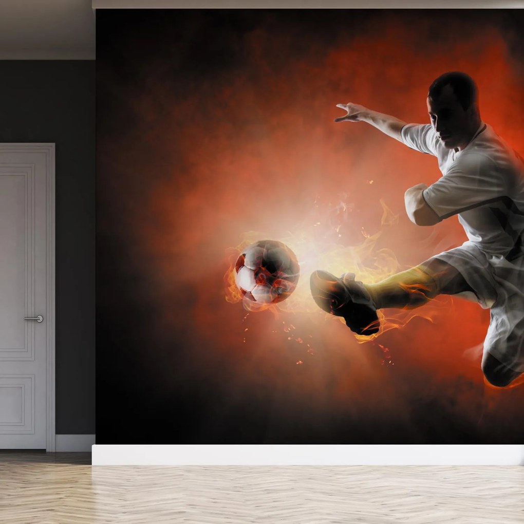Fototapeta - Piłkarz (196x136 cm)