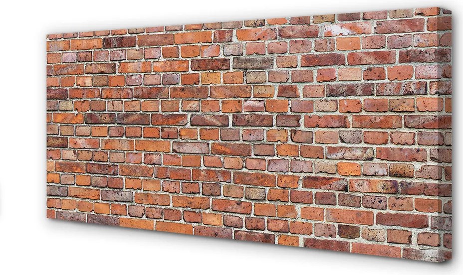 Obraz drukowany na płótnie Cegła W Stylu Retro