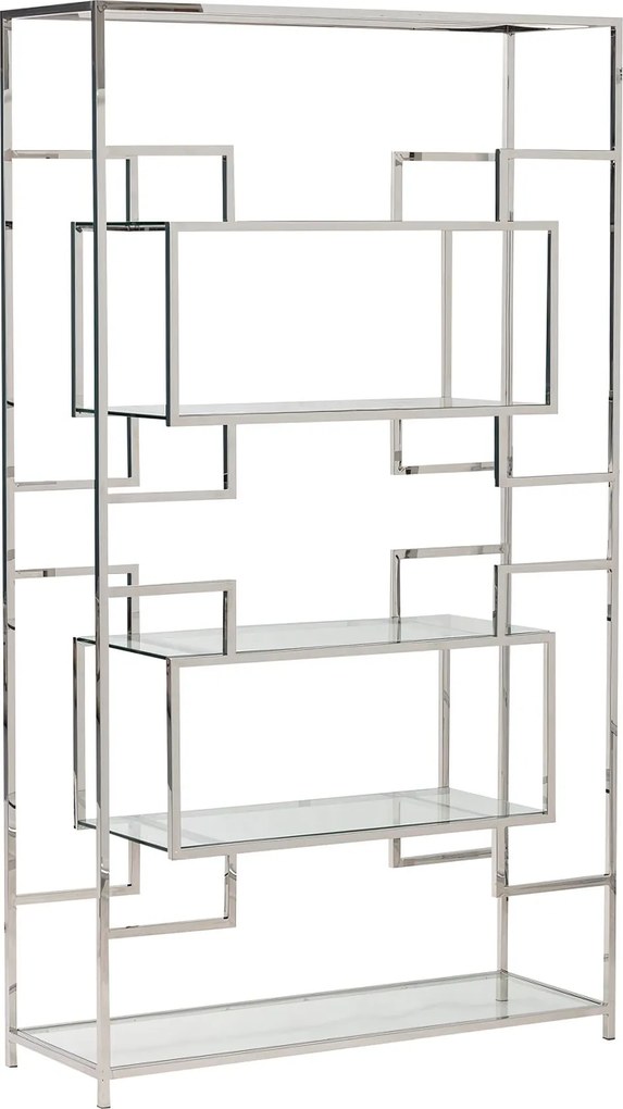 Regał Hypnose silver 115x40x202cm
