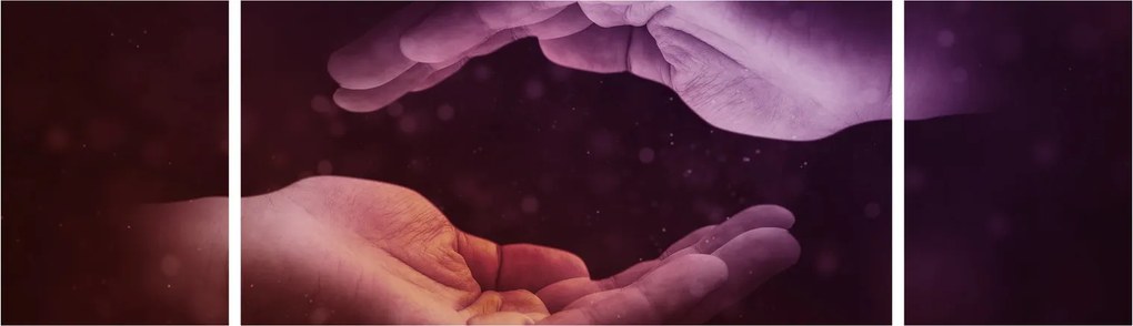Obraz dłoni (170x50 cm)