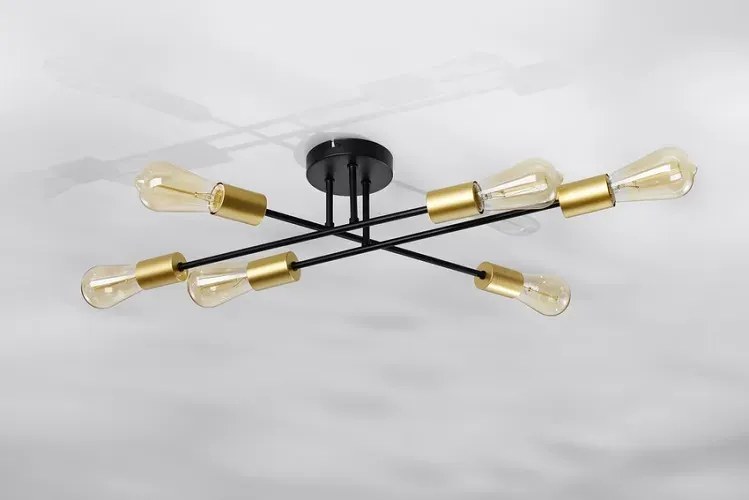 Lampa sufitowa z sześcioma cienkimi ramionami - V110-Uresa