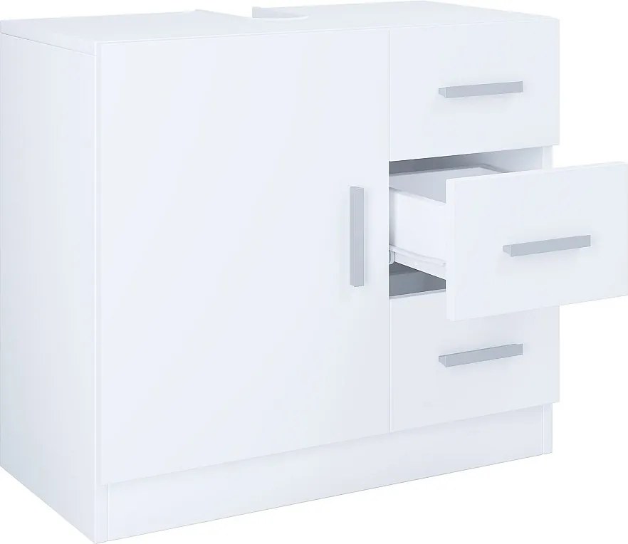 Drewniana szafka łazienkowa Zalo XL szuflada