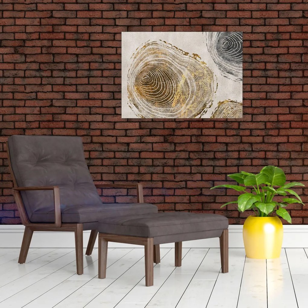Obraz - Abstrakcja pnia (70x50 cm)