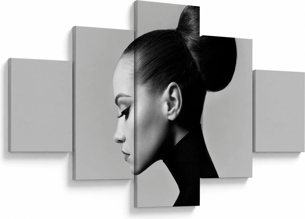 Obraz - Profil pięknej kobiety (125x70 cm)