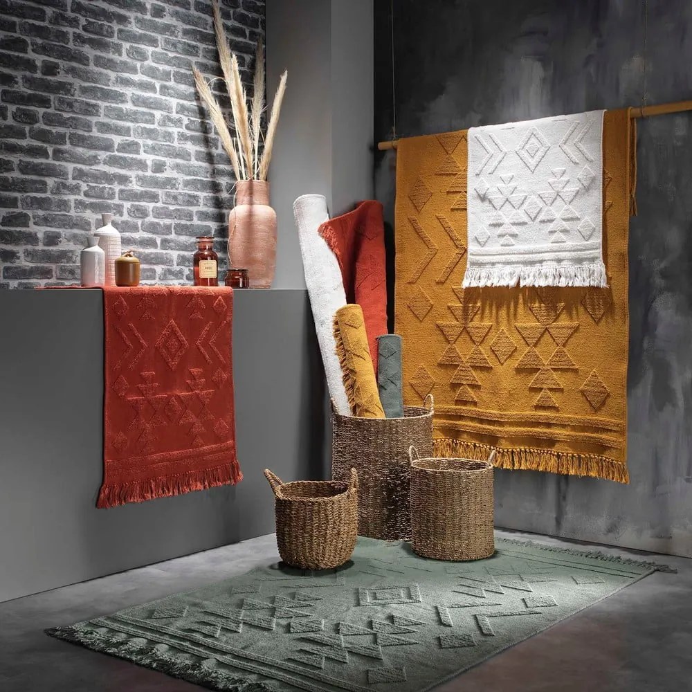 Dywan odpowiedni do prania w kolorze ochry 60x90 cm Cilaos – douceur d'intérieur