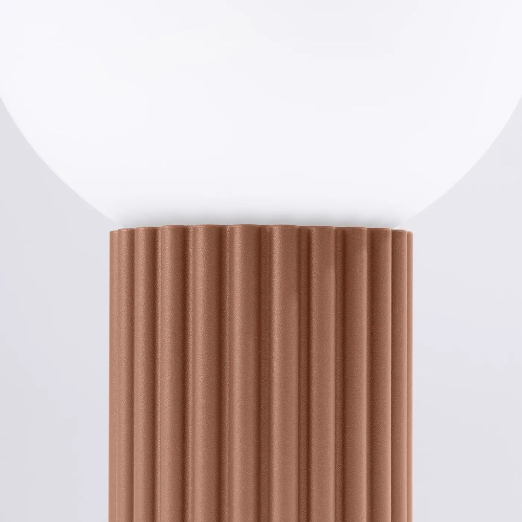 Lampa biurkowa HALO mocca ryflowana SOLLUX  LIGHTING