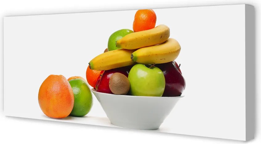Fotoobraz na płótnie Miska Pełna Świeżych Owoców
