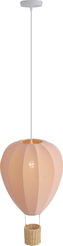 Dziecięca lampa wisząca Różowy Balon na ogrzane powietrze - Air Balloon