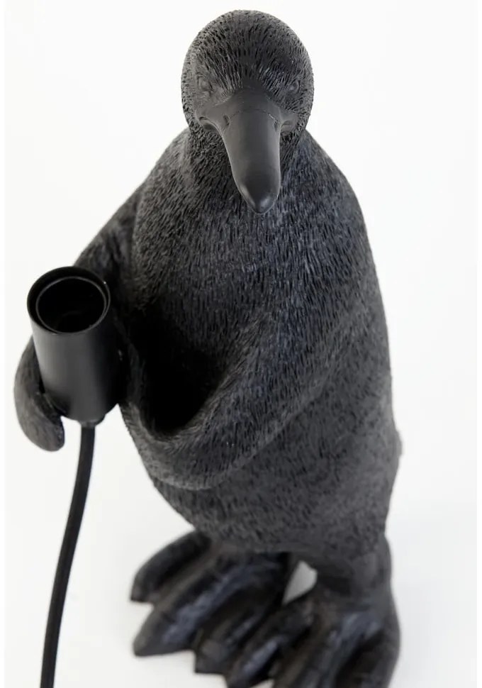 Lampa stołowa w kolorze matowej czerni (wysokość 24 cm) Penguin – Light &amp; Living