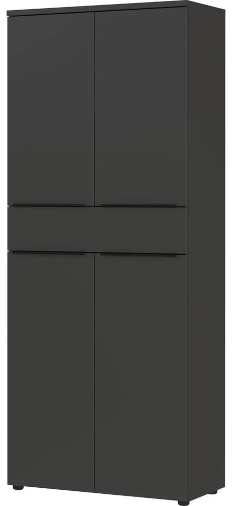 Antracytowa szafa 81x197 cm Mailand – Germania