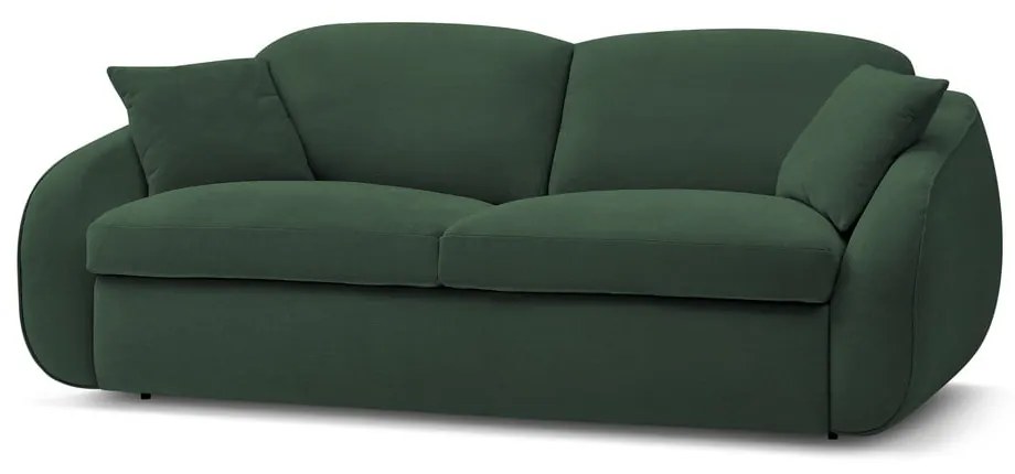 Zielona rozkładana sofa 235 cm Cezanne – Bobochic Paris