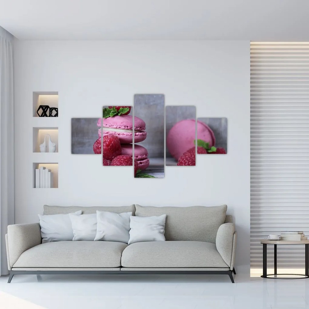 Obraz makaroników (125x70 cm)