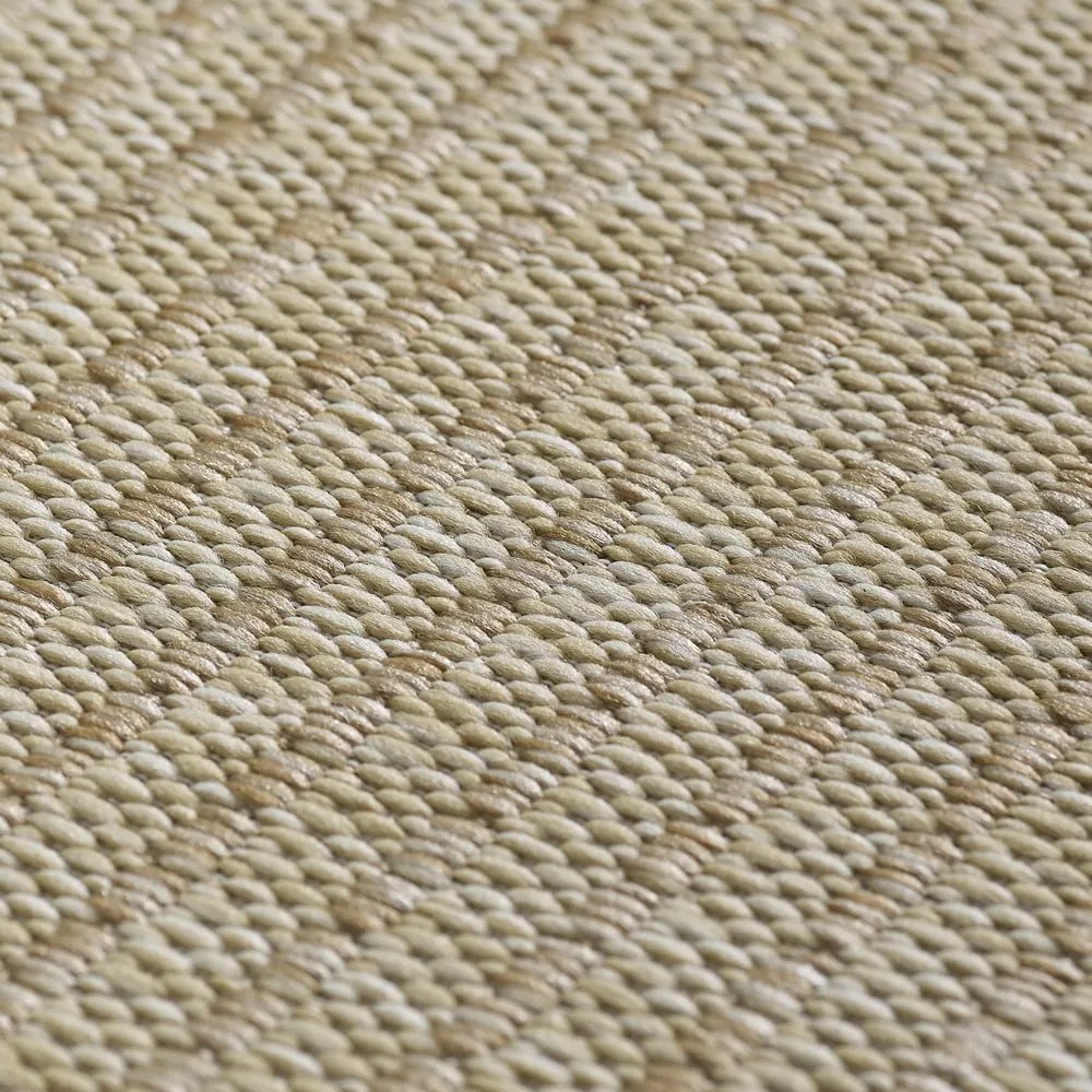 Beżowy okrągły dywan odpowiedni na zewnątrz ø 200 cm Giza 1410 – Ayyildiz Carpets