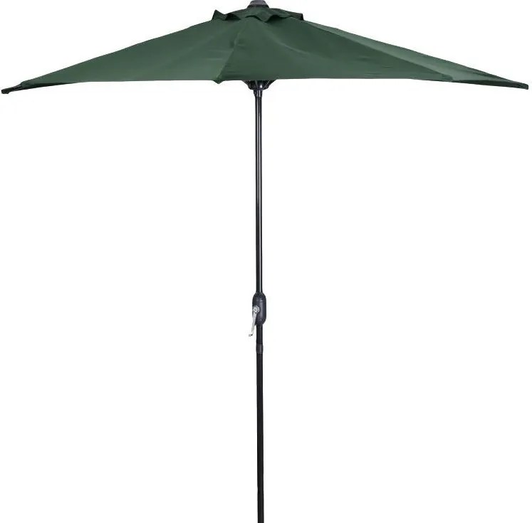 Parasol ogrodowy boczny UM016 - składany, przyścienny, zielony