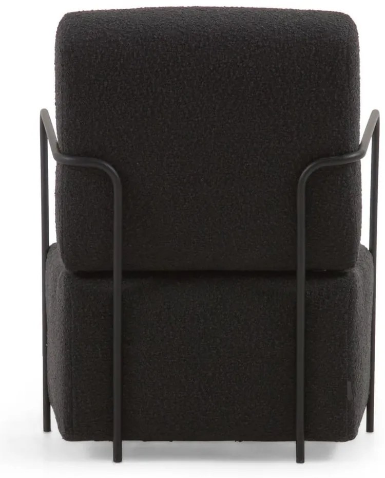 Czarny fotel Gamer − Kave Home