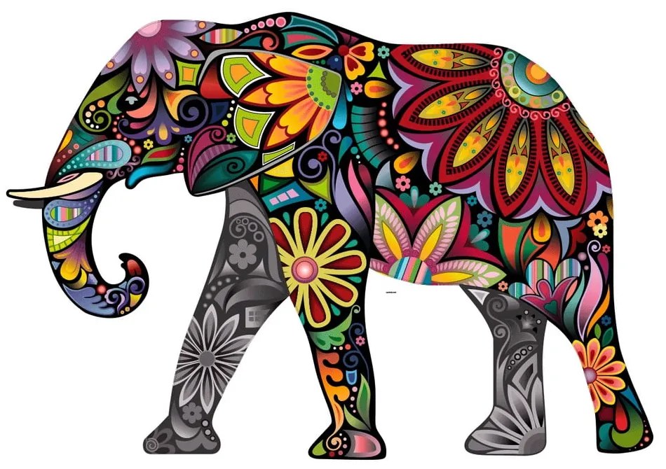 Naklejka Ambiance India Alephant