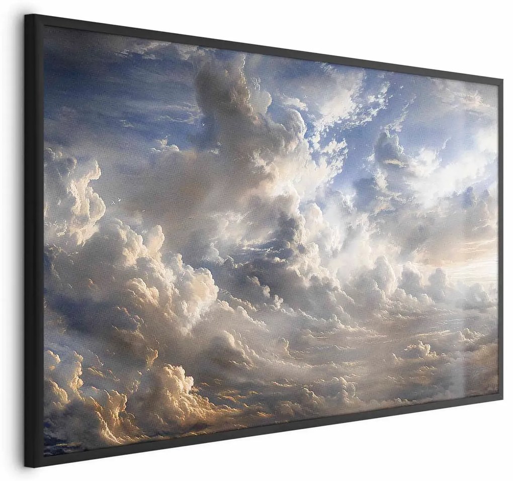 Plakat Refleksy na chmurach 42x29,7 cm z ramą czarną bez marginesu ARTGEIST B
