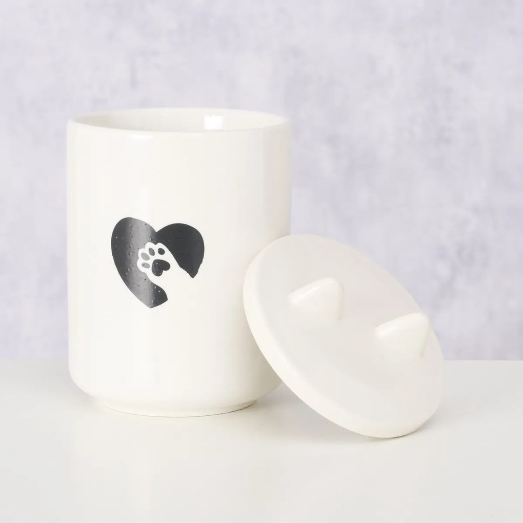 Słoik ceramiczny z motywem kotka KITTEN, Ø 11 cm