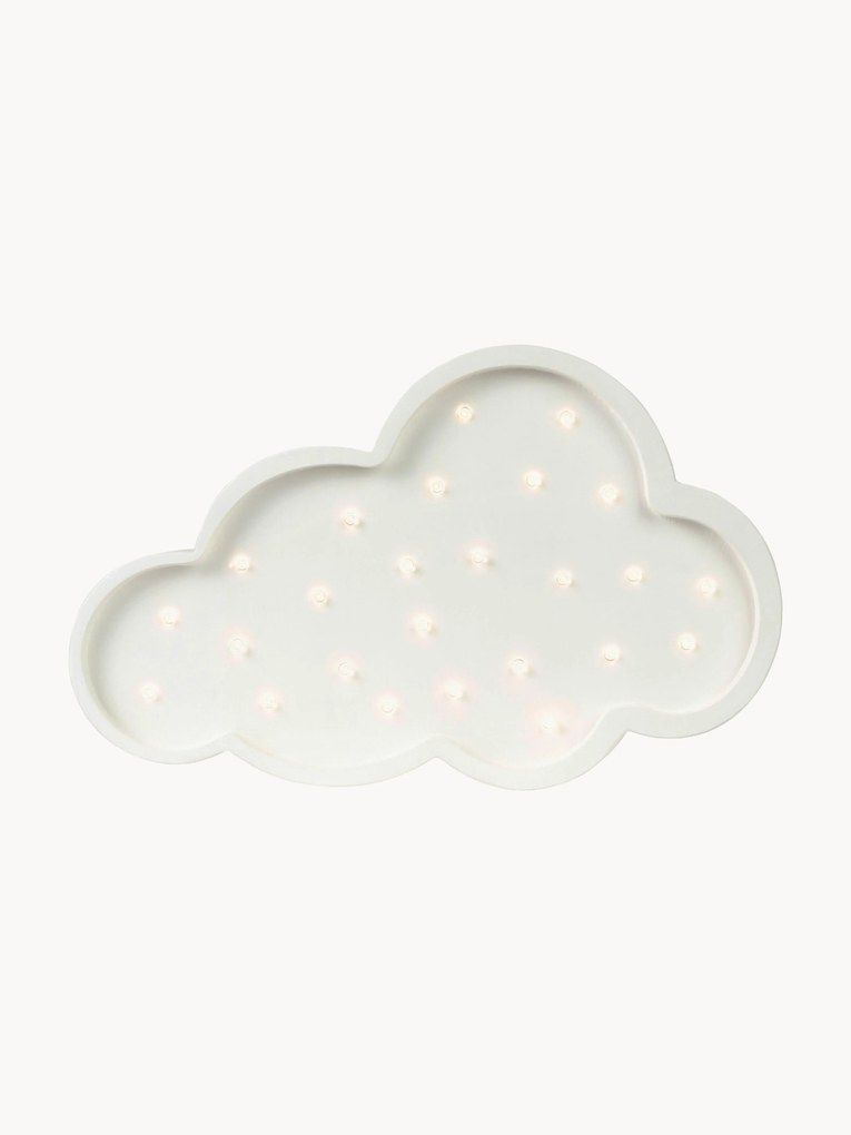 Ręcznie wykonana lampa LED z funkcją przyciemniania, pilotem i funkcją timera Cloud