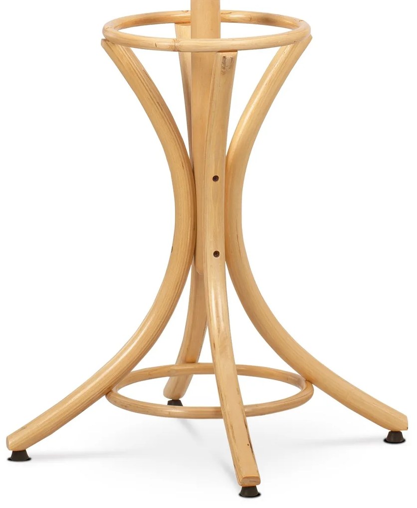 Drewniany masywny wieszak naturalny, 186 cm